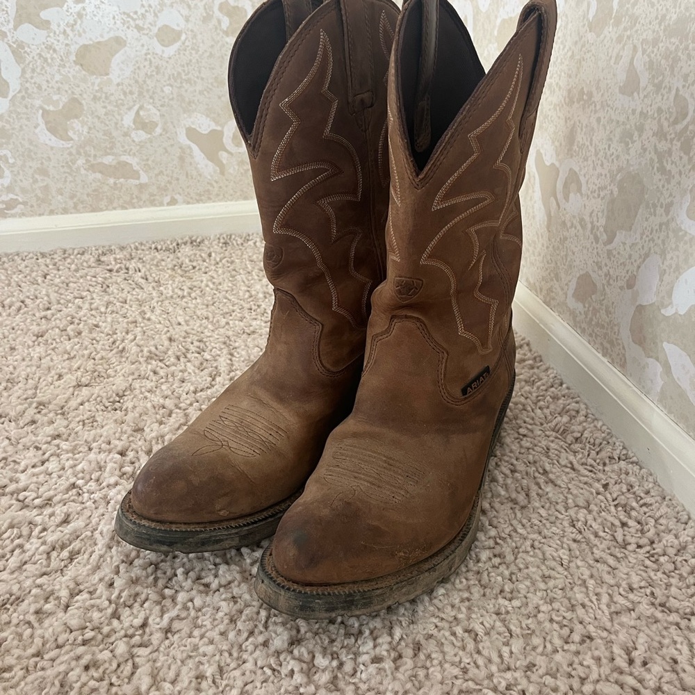 Ariat Brown Western Cowboy Boots